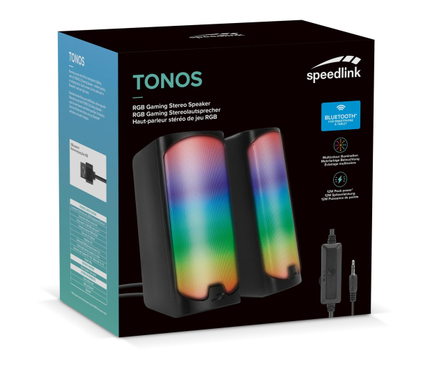 SpeedLink TONOS RGB Gaming Stereo Speaker, black - 1354868 - zdjęcie 5